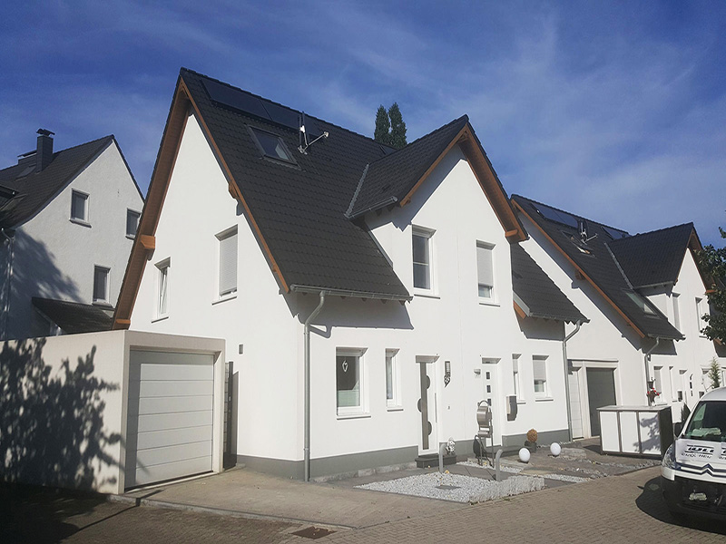 Drei Doppelhäuser in Oberhausen